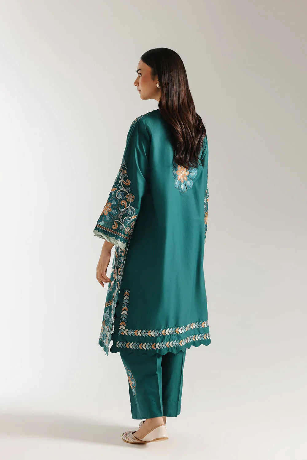 Ethnic | Rozana Collection 25 | Embroidered Dress 21A - Rang-e-Khaas