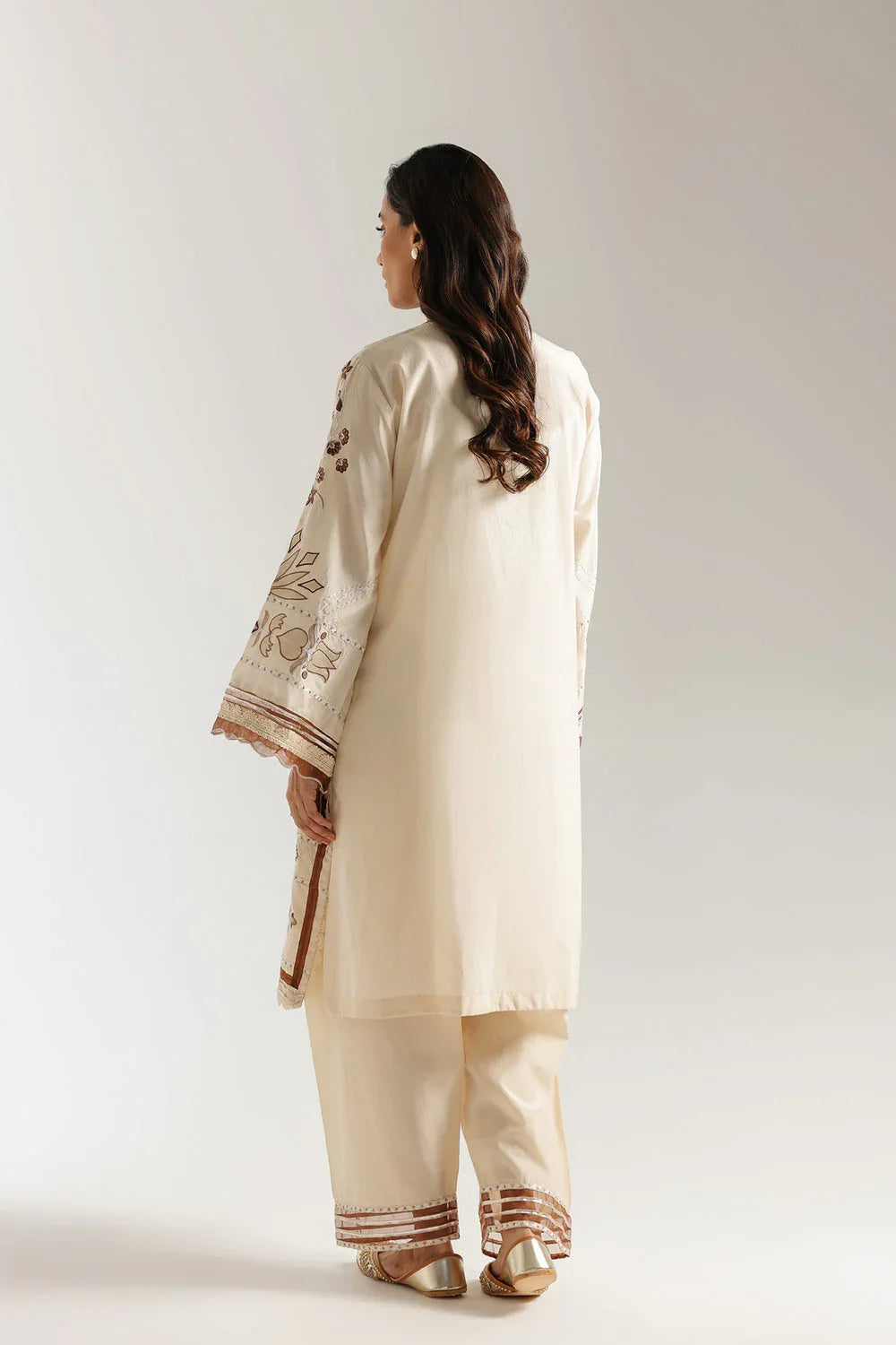 Ethnic | Rozana Collection 25 | Embroidered Dress 22A - Rang-e-Khaas