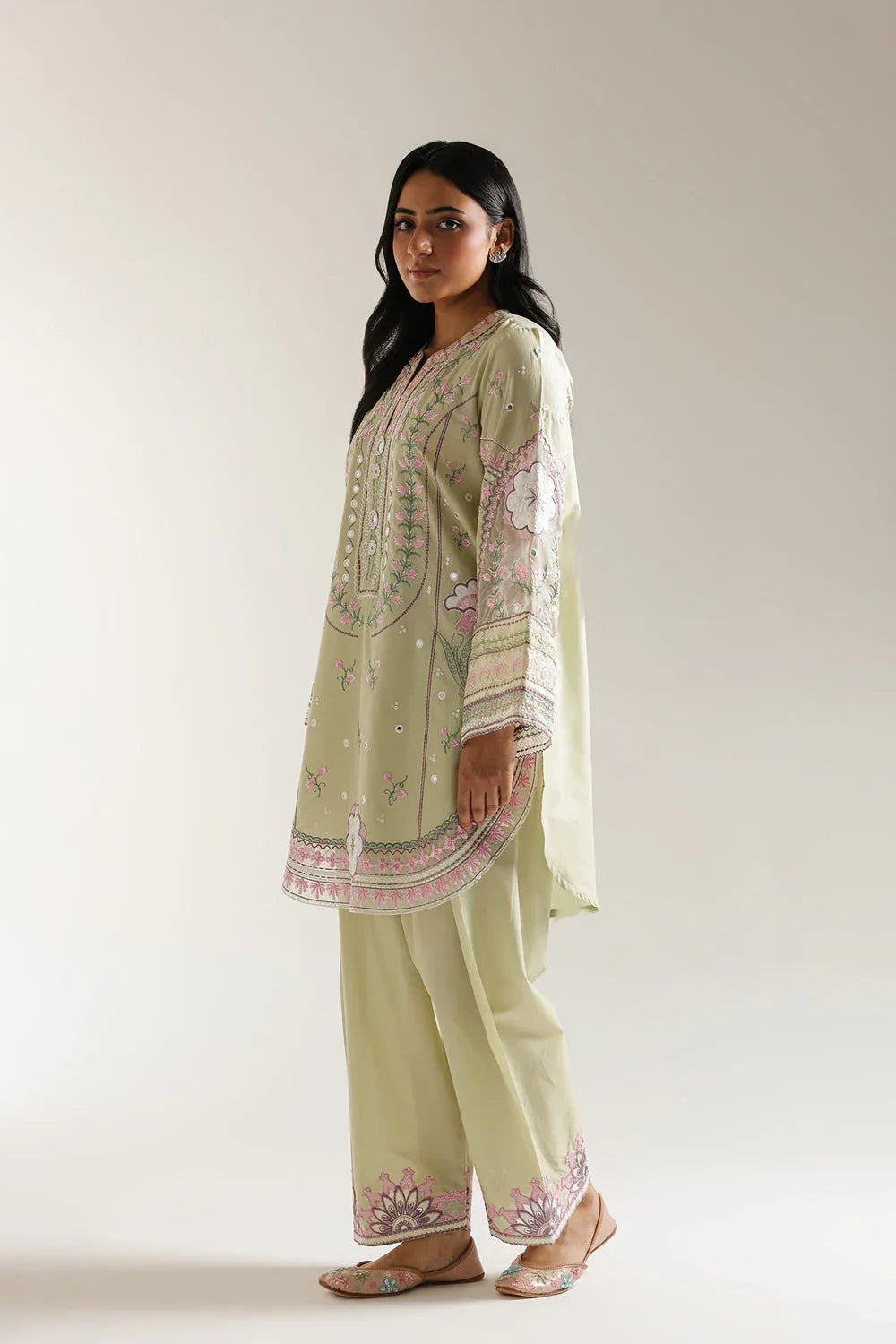 Ethnic | Rozana Collection 25 | Embroidered Dress 23A - Rang-e-Khaas