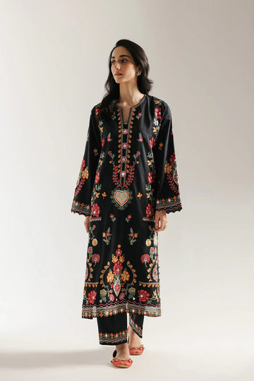 Ethnic | Rozana Collection 25 | Embroidered Dress 16A - Rang-e-Khaas