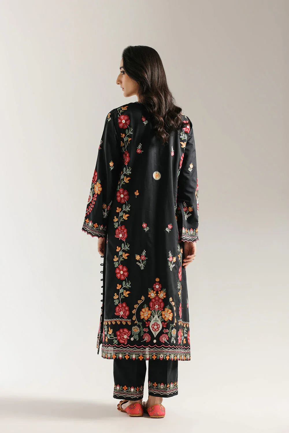 Ethnic | Rozana Collection 25 | Embroidered Dress 16A - Rang-e-Khaas