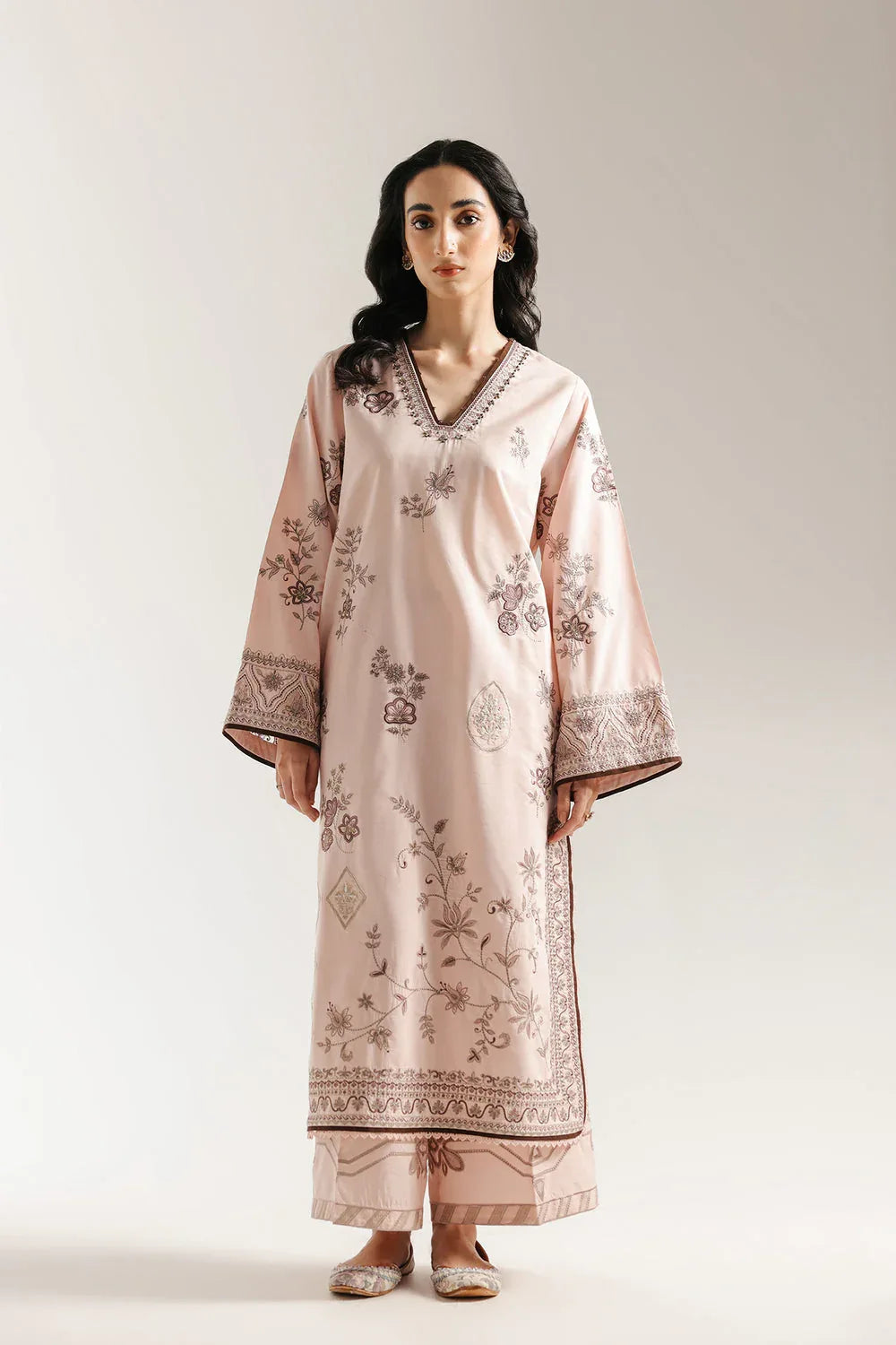 Ethnic | Rozana Collection 25 | Embroidered Dress 15A - Rang-e-Khaas