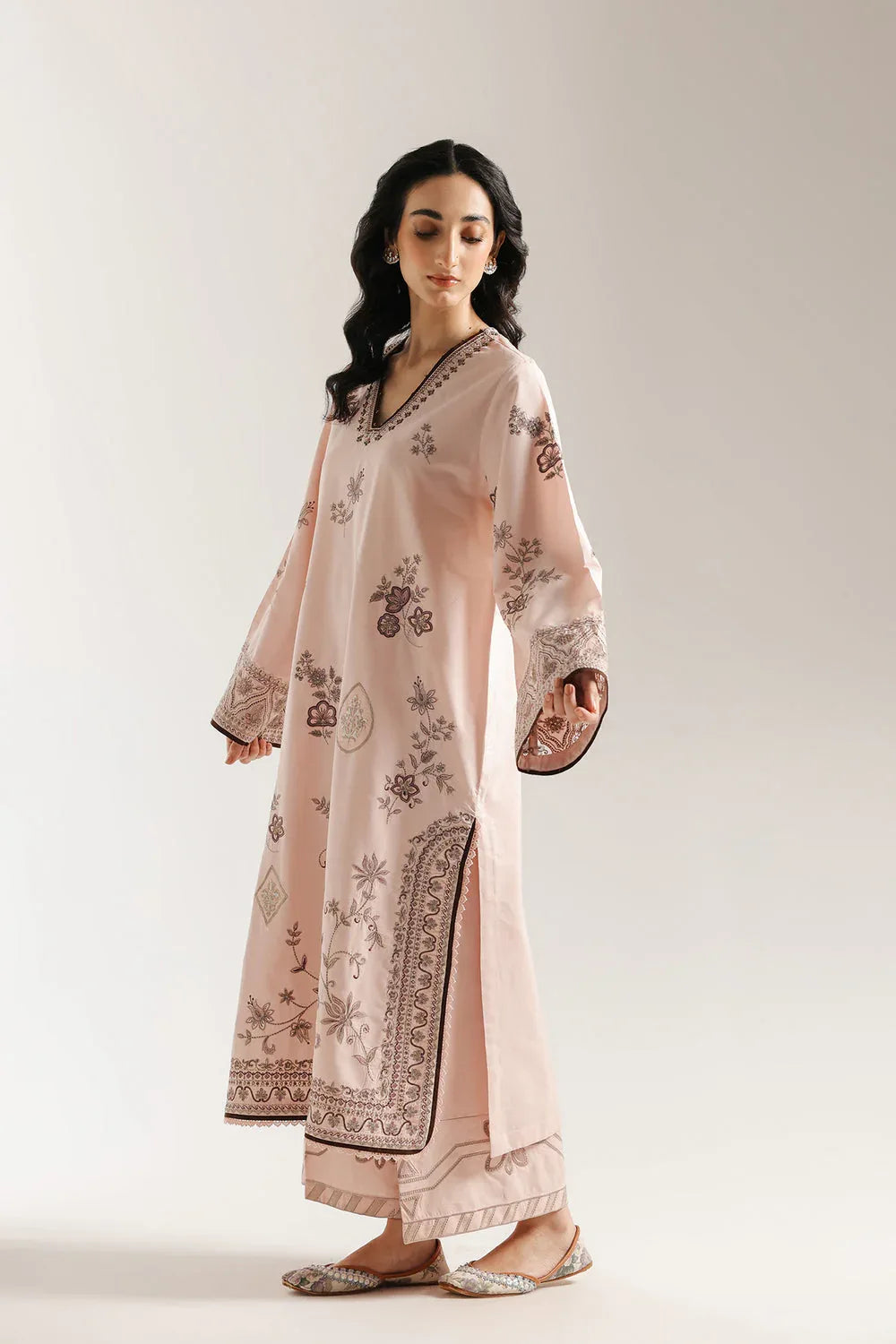 Ethnic | Rozana Collection 25 | Embroidered Dress 15A - Rang-e-Khaas