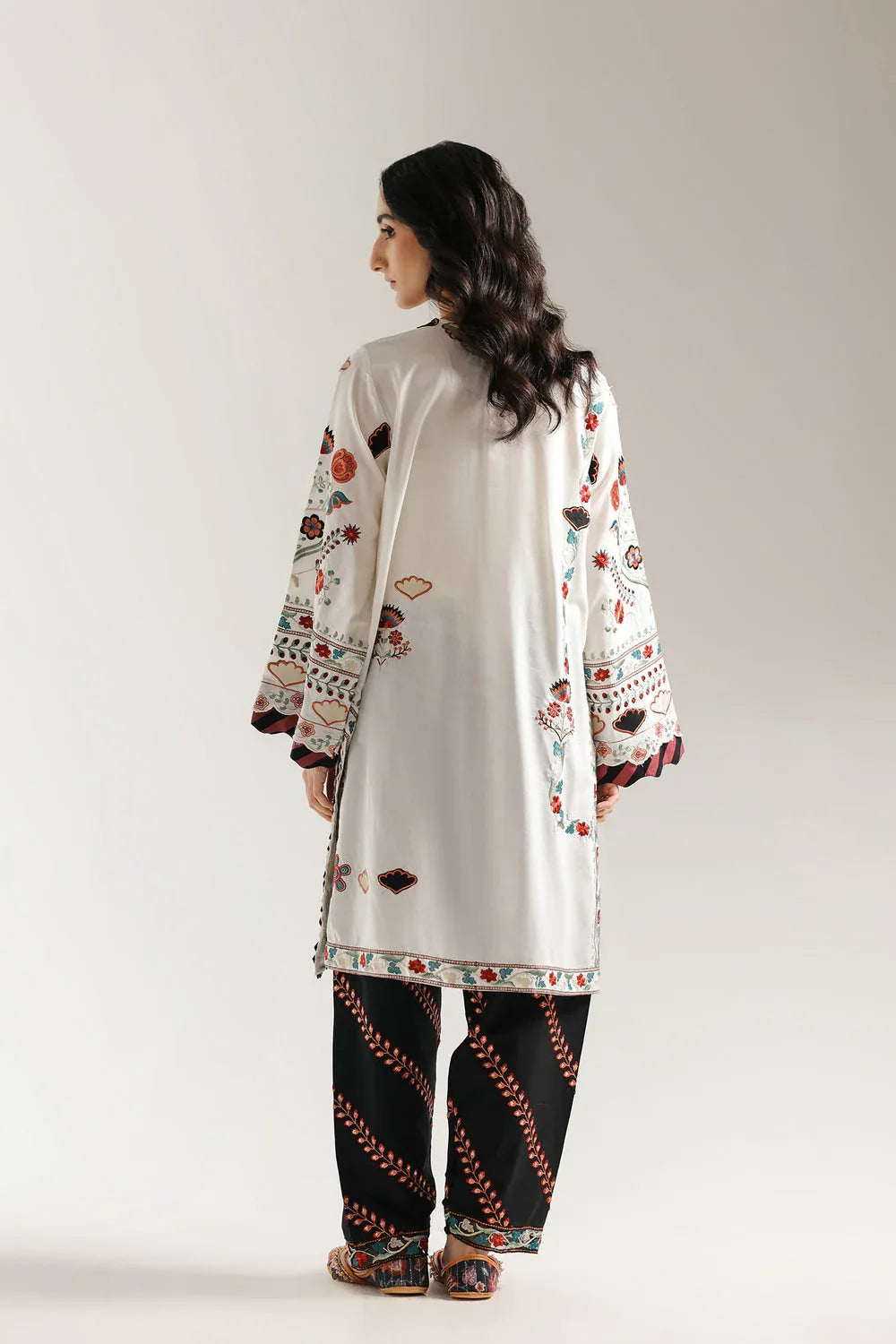 Ethnic | Rozana Collection 25 | Embroidered Dress 19A - Rang-e-Khaas