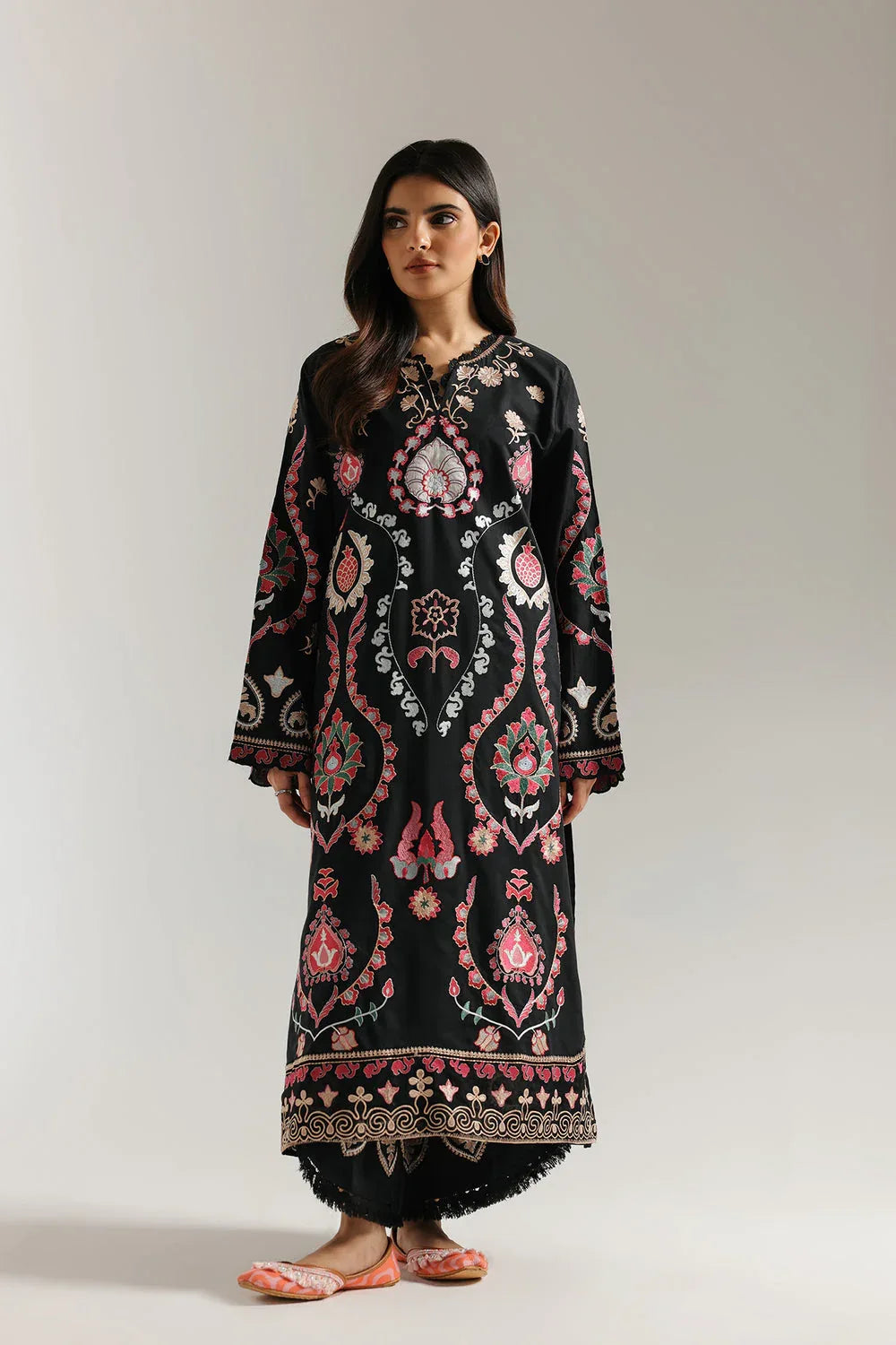 Ethnic | Rozana Collection 25 | Embroidered Dress 25A - Rang-e-Khaas