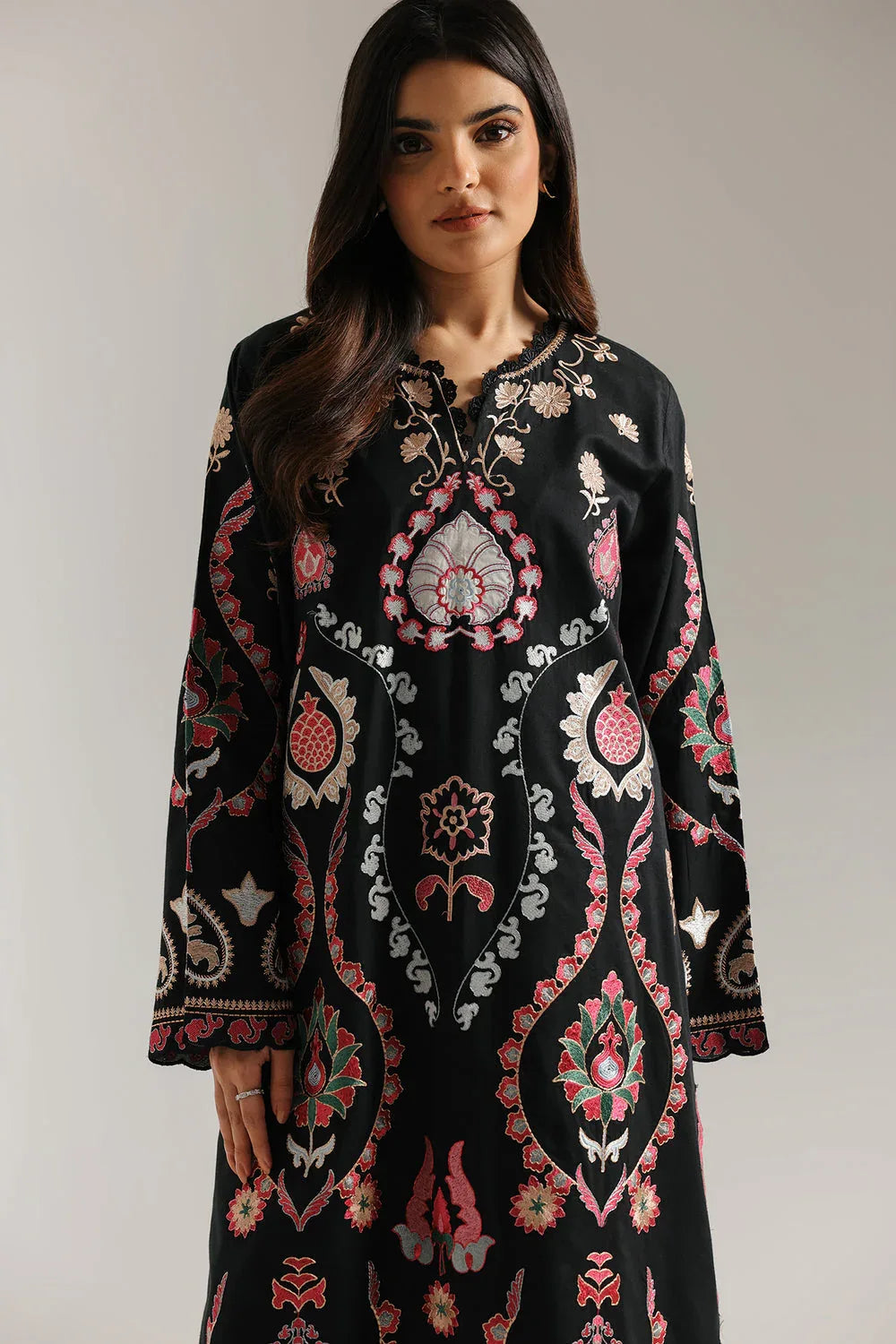 Ethnic | Rozana Collection 25 | Embroidered Dress 25A - Rang-e-Khaas