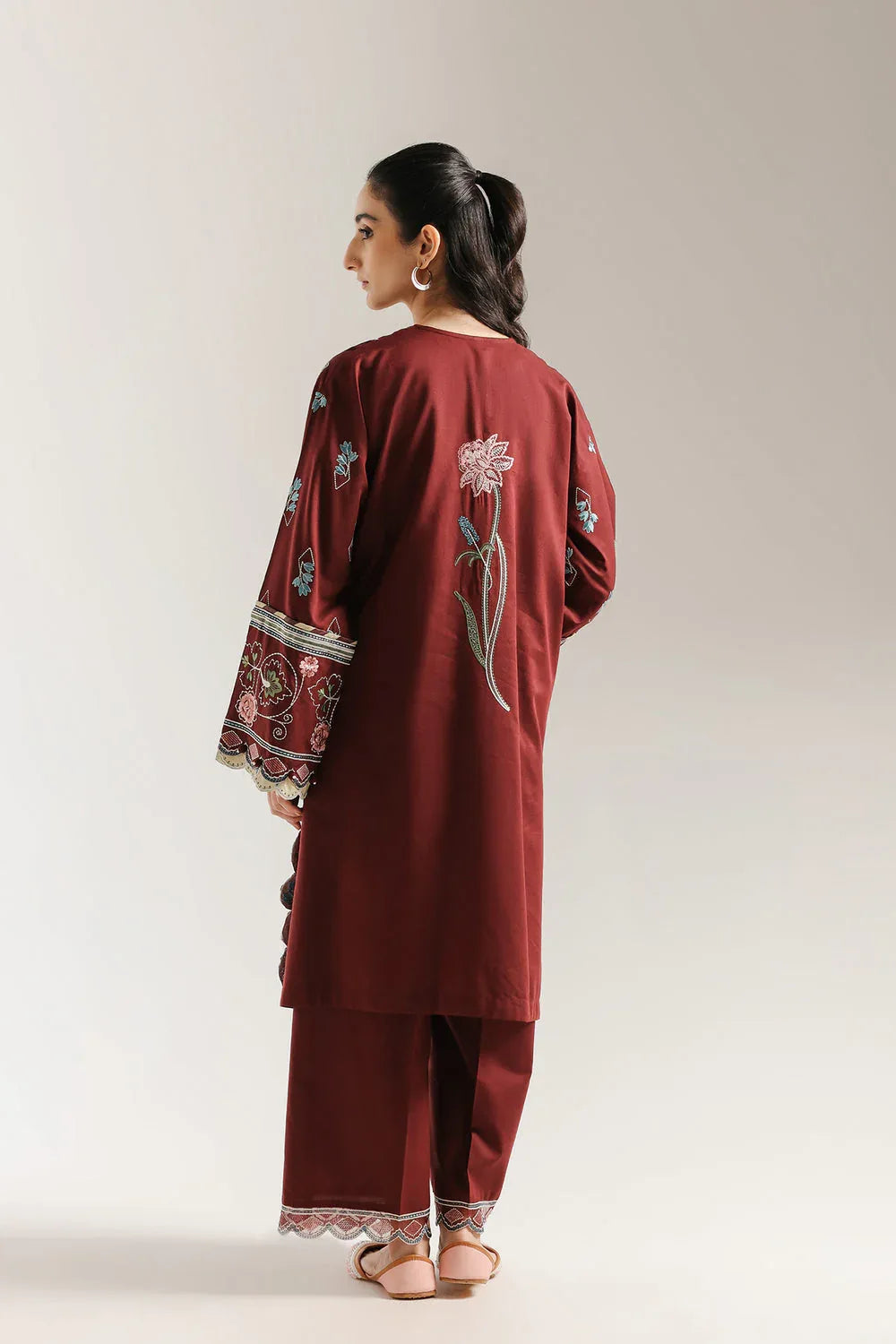 Ethnic | Rozana Collection 25 | Embroidered Dress 11A - Rang-e-Khaas