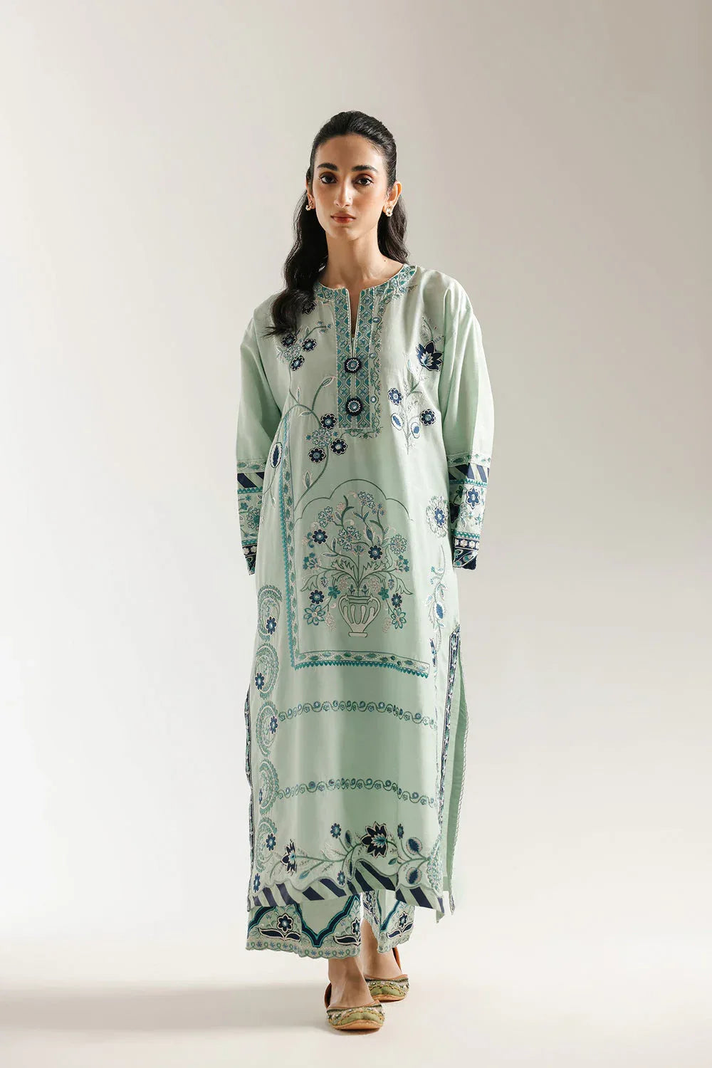 Ethnic | Rozana Collection 25 | Embroidered Dress 24A - Rang-e-Khaas