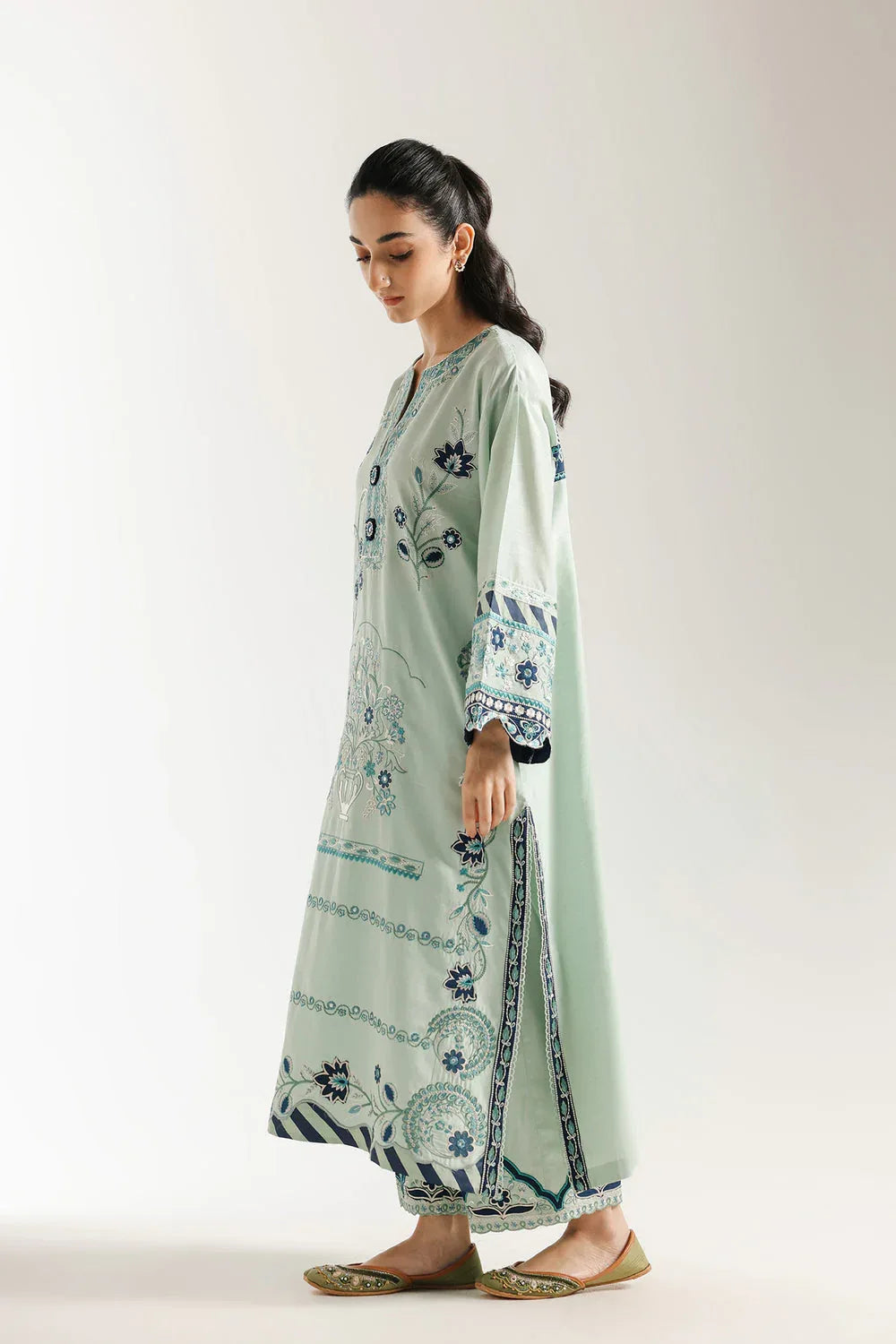 Ethnic | Rozana Collection 25 | Embroidered Dress 24A - Rang-e-Khaas