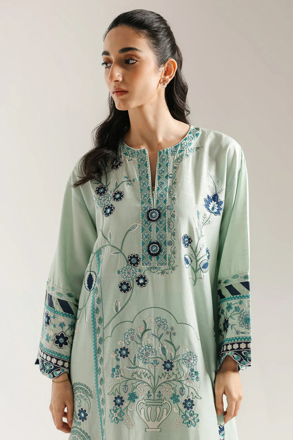 Ethnic | Rozana Collection 25 | Embroidered Dress 24A - Rang-e-Khaas