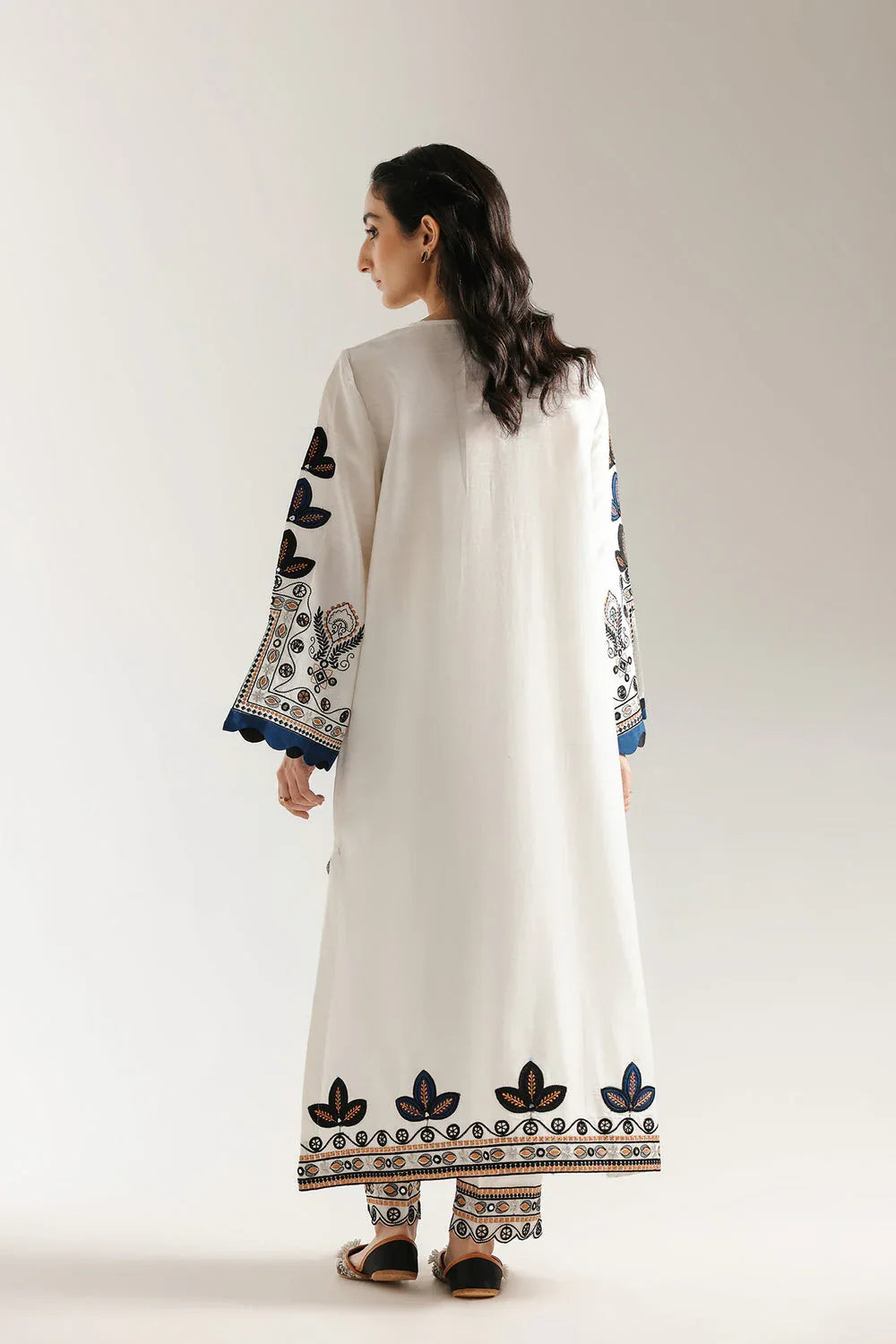 Ethnic | Rozana Collection 25 | Embroidered Dress 10A - Rang-e-Khaas