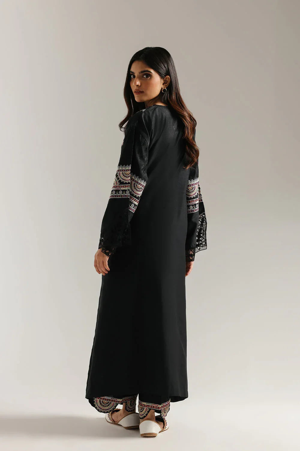 Ethnic | Rozana Collection 25 | Embroidered Dress 18A - Rang-e-Khaas