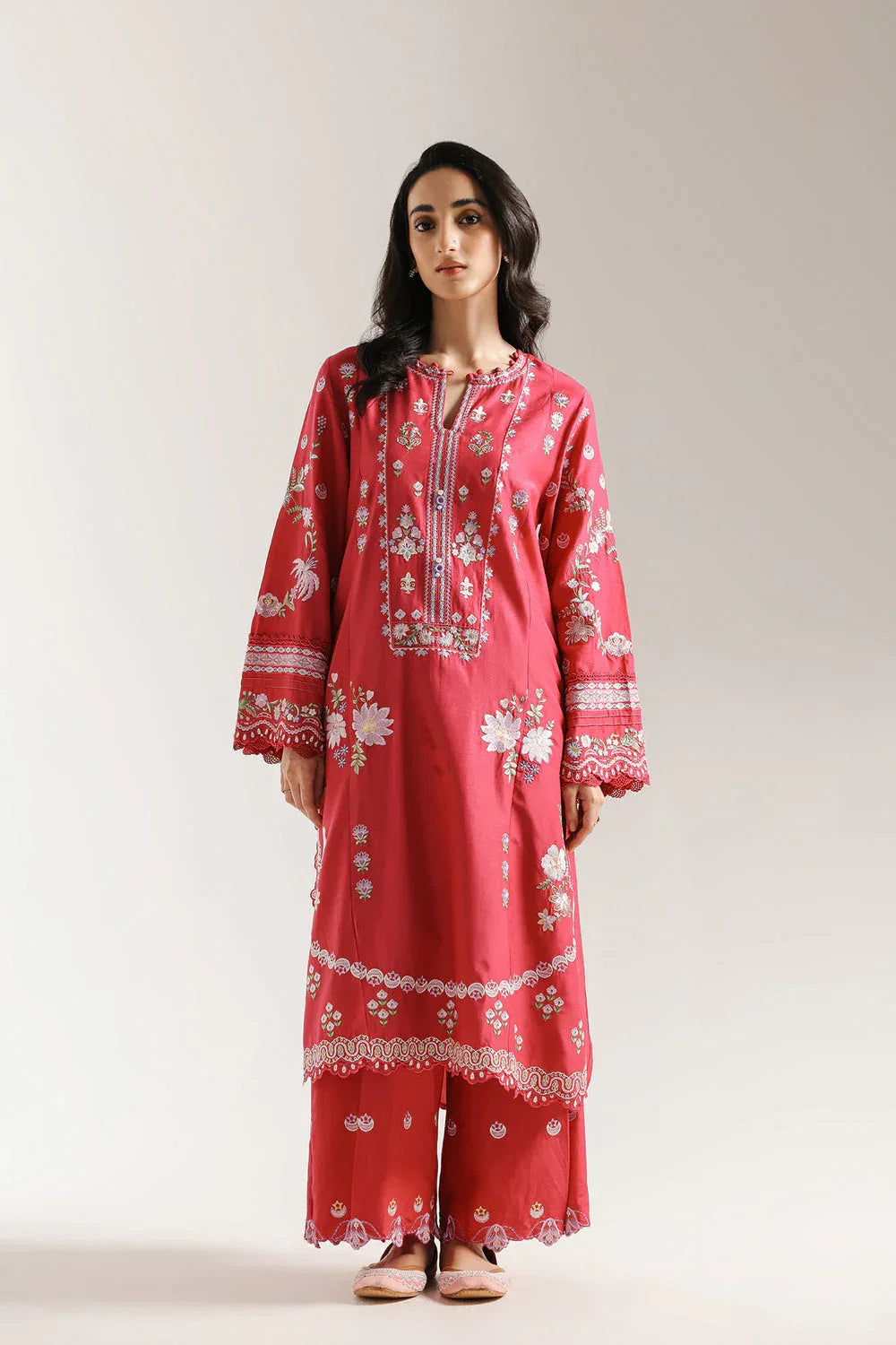 Ethnic | Rozana Collection 25 | Embroidered Dress 08A - Rang-e-Khaas