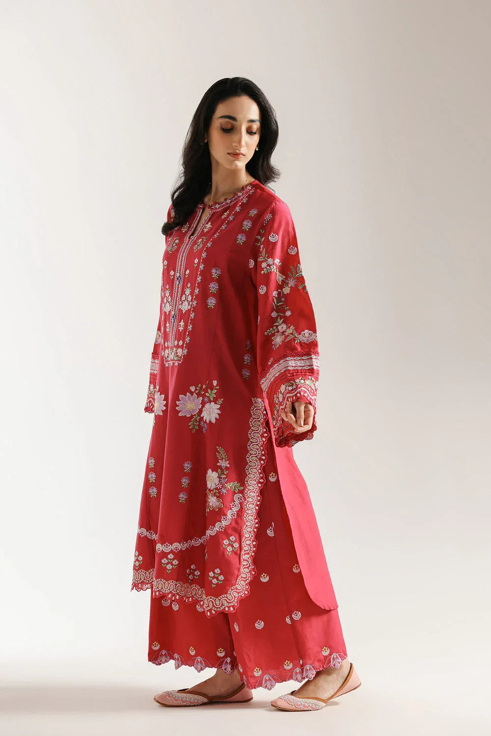 Ethnic | Rozana Collection 25 | Embroidered Dress 08A - Rang-e-Khaas