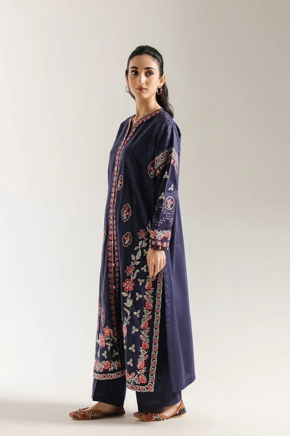 Ethnic | Rozana Collection 25 | Embroidered Dress 05A - Rang-e-Khaas