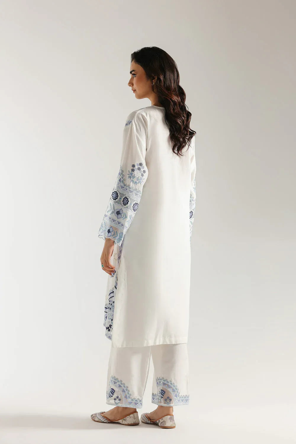 Ethnic | Rozana Collection 25 | Embroidered Dress 17A - Rang-e-Khaas