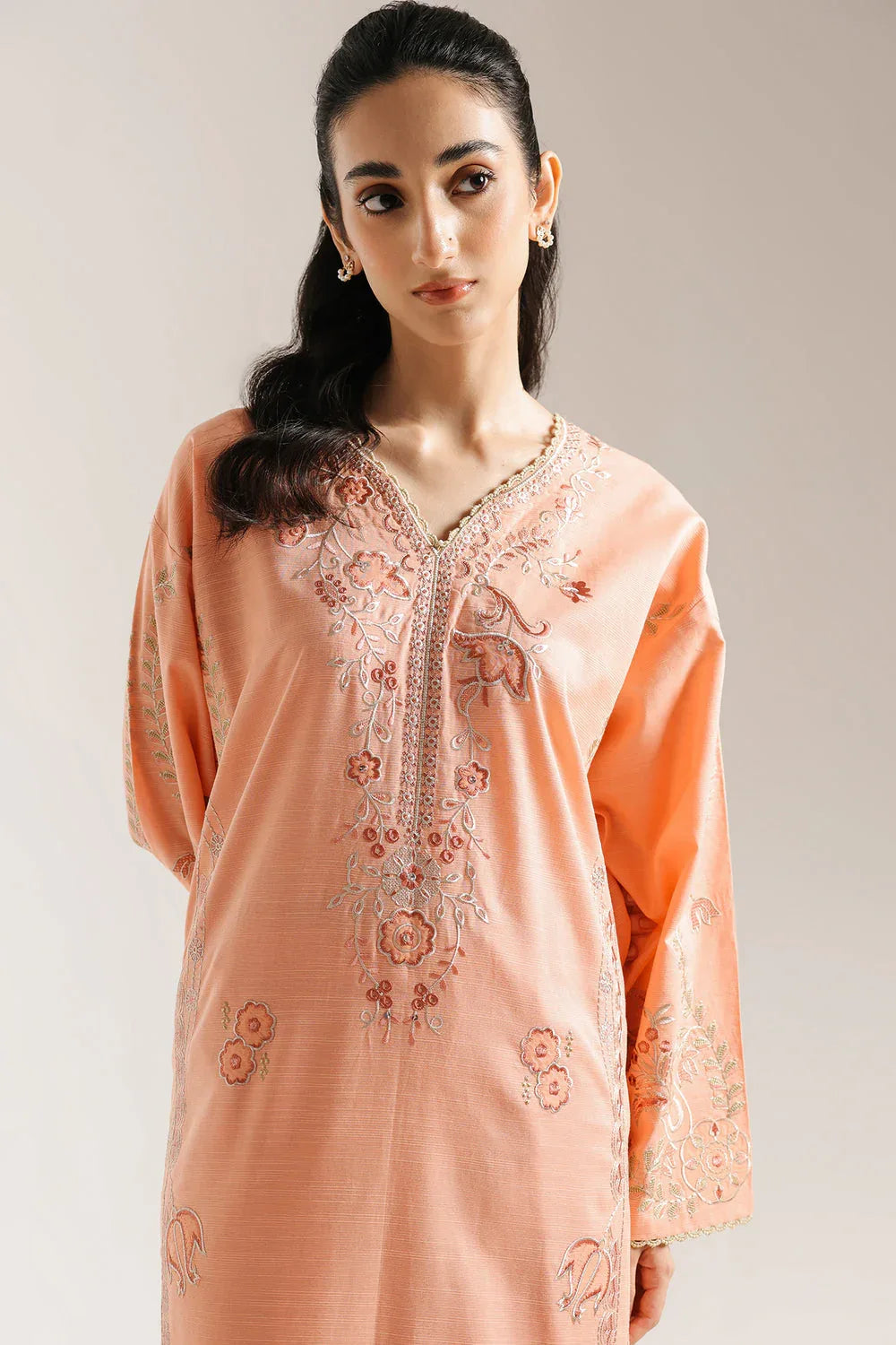 Ethnic | Rozana Collection 25 | Embroidered Dress 06A - Rang-e-Khaas