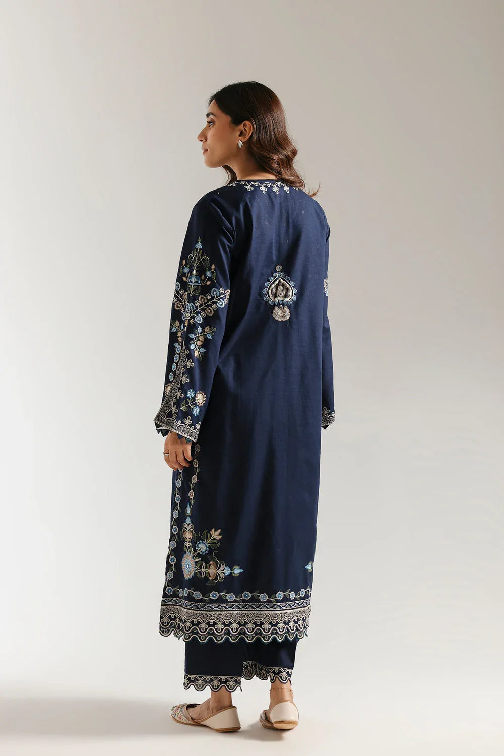 Ethnic | Rozana Collection 25 | Embroidered Dress 09A - Rang-e-Khaas