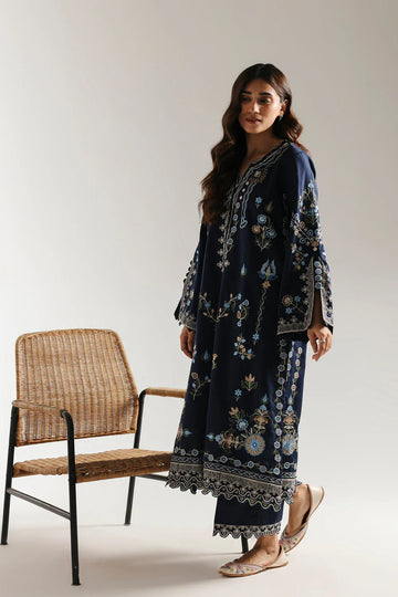 Ethnic | Rozana Collection 25 | Embroidered Dress 09A - Rang-e-Khaas