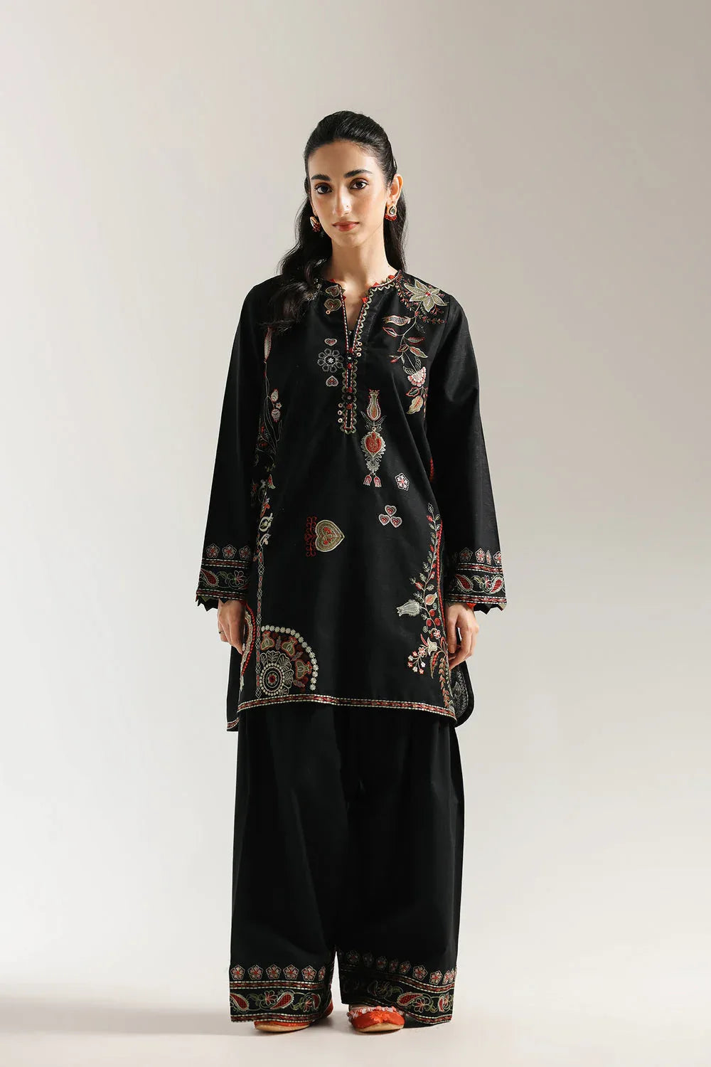 Ethnic | Rozana Collection 25 | Embroidered Dress 07A - Rang-e-Khaas
