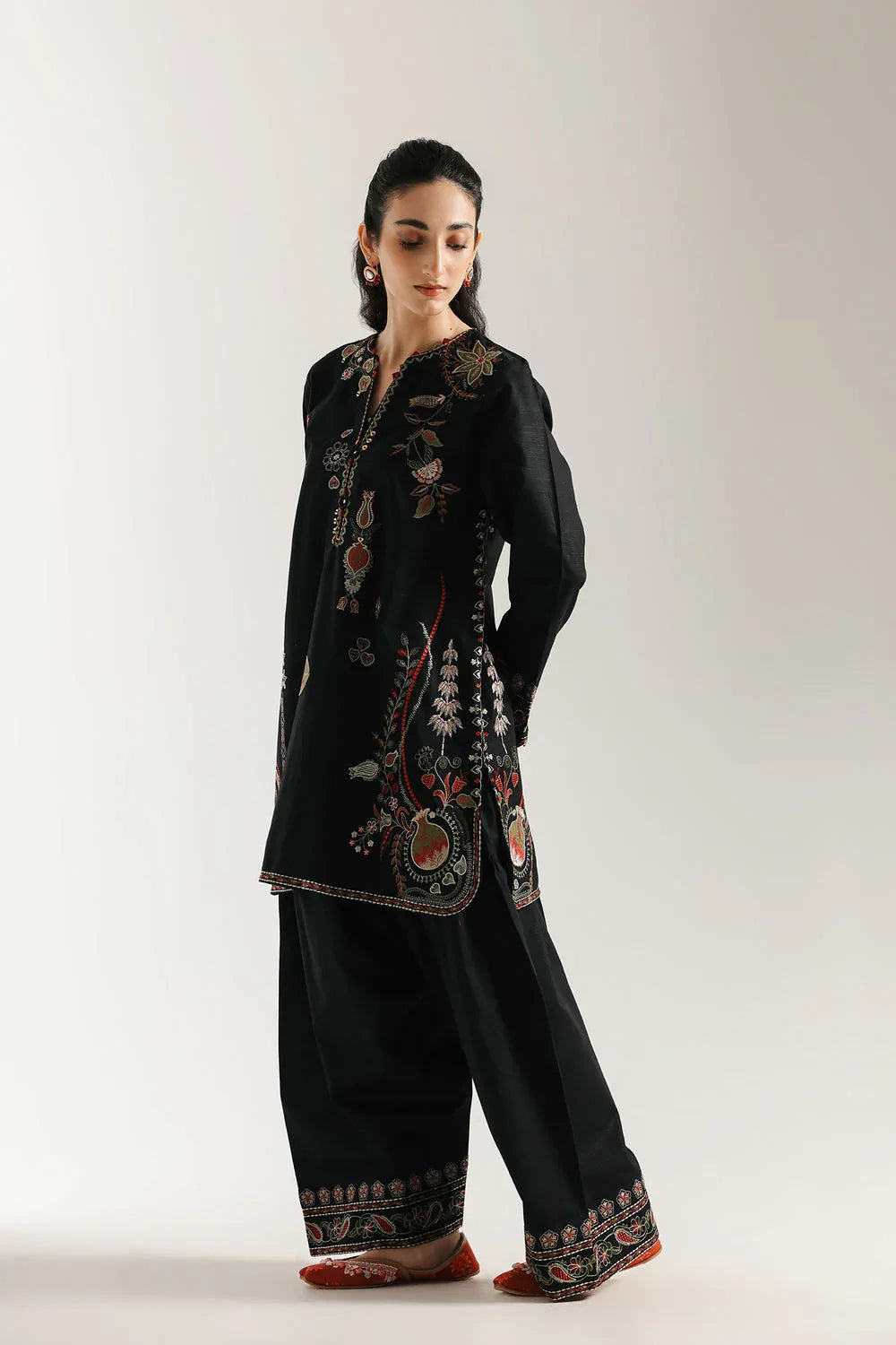 Ethnic | Rozana Collection 25 | Embroidered Dress 07A - Rang-e-Khaas
