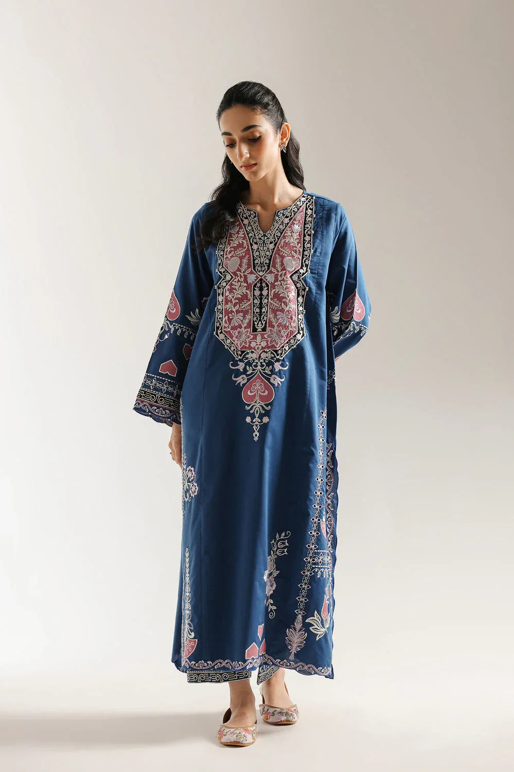Ethnic | Rozana Collection 25 | Embroidered Dress 03A - Rang-e-Khaas