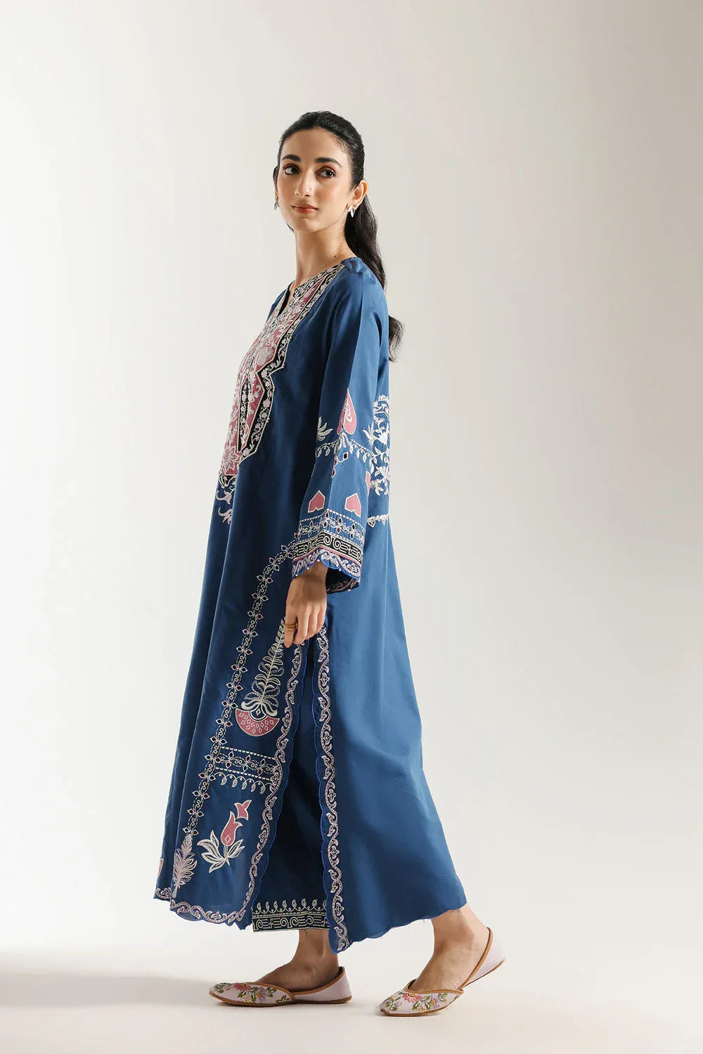 Ethnic | Rozana Collection 25 | Embroidered Dress 03A - Rang-e-Khaas