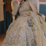 ELAN Wedding Festive Embroidered Organza 3Pc Suit EC2-23-04