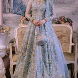 ELAN Wedding Festive Embroidered Organza 3Pc Suit EC2-23-05