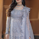 ELAN Wedding Festive Embroidered Organza 3Pc Suit EC2-23-06