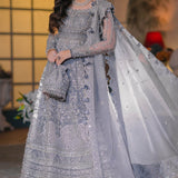 ELAN Wedding Festive Embroidered Organza 3Pc Suit EC2-23-06