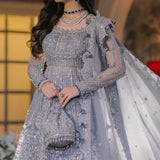 ELAN Wedding Festive Embroidered Organza 3Pc Suit EC2-23-06