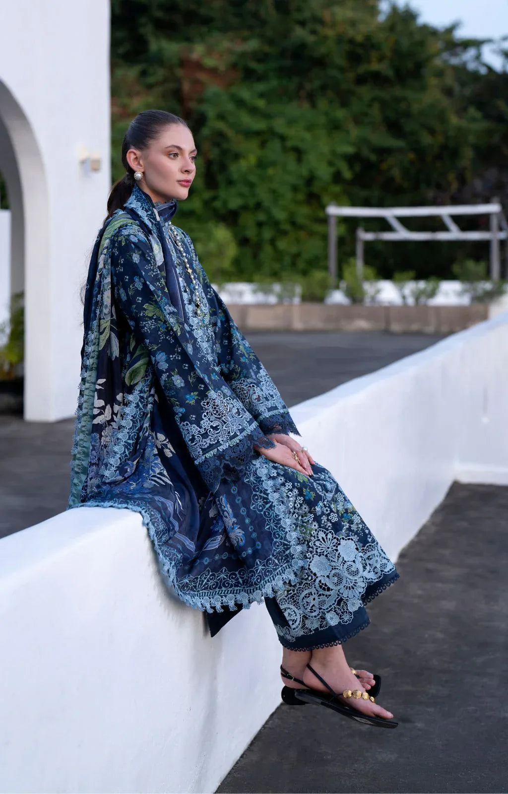AJR Couture | Printakari Lawn 25 | Eden - Rang-e-Khaas