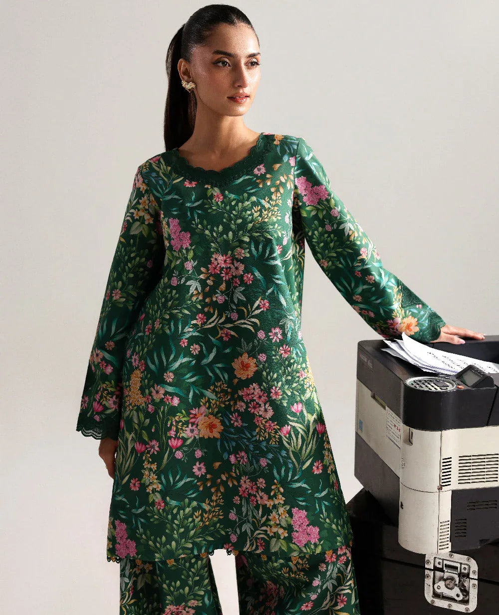 Republic Womenswear | Essentials Pre Fall | Zinnia - Rang-e-Khaas
