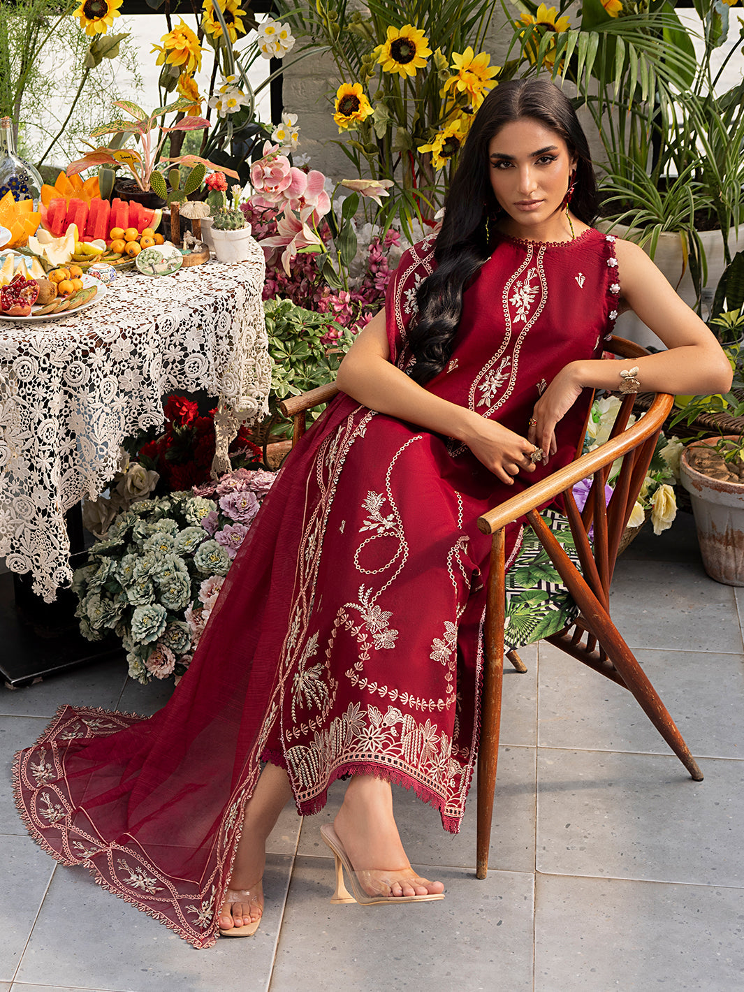 Izel | Meadow Muse Embroidered Lawn 25 | EVARA