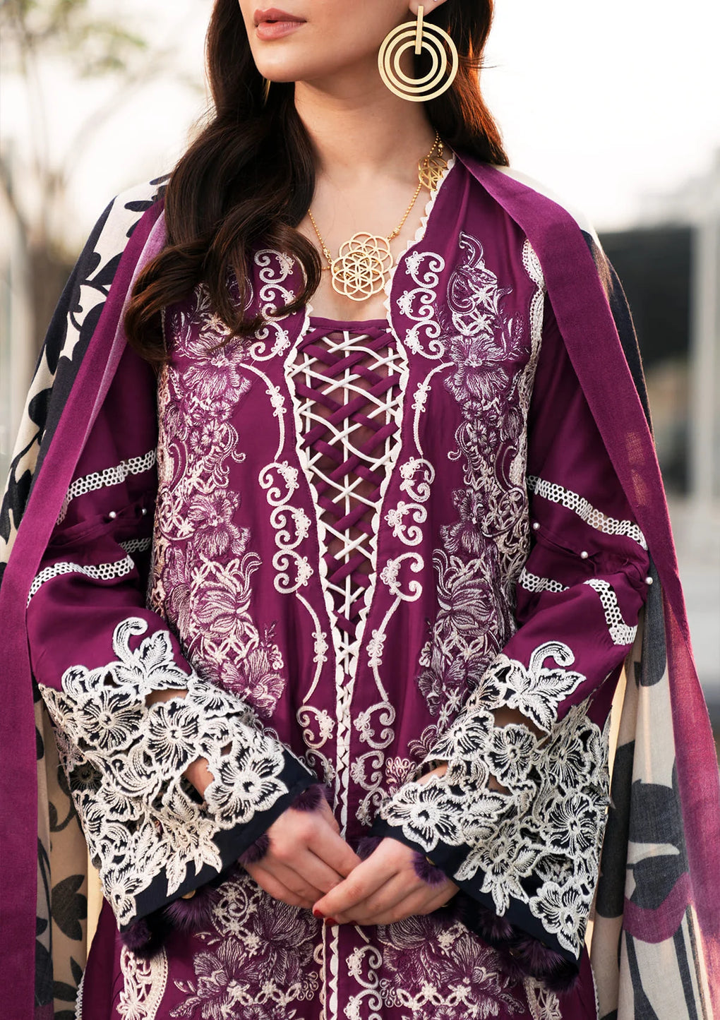 Elaf Premium | Winter Pashmina Shawl Collection | EPW-1A Infinite Love