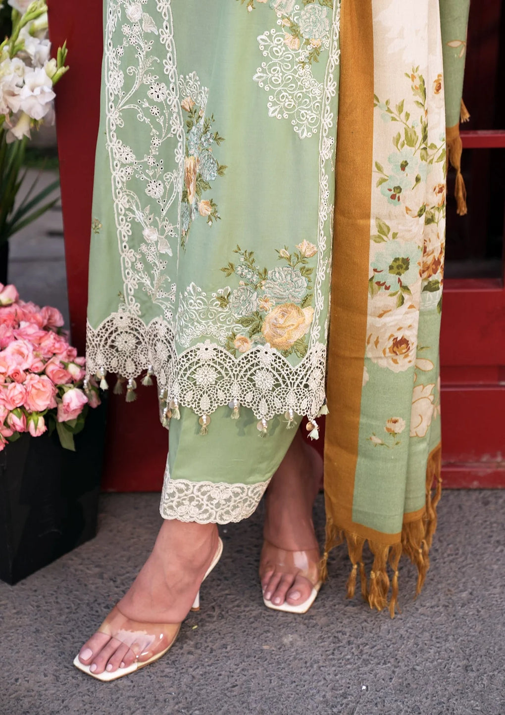 Elaf Premium | Winter Pashmina Shawl Collection | EPW-4B Whispers of Joy
