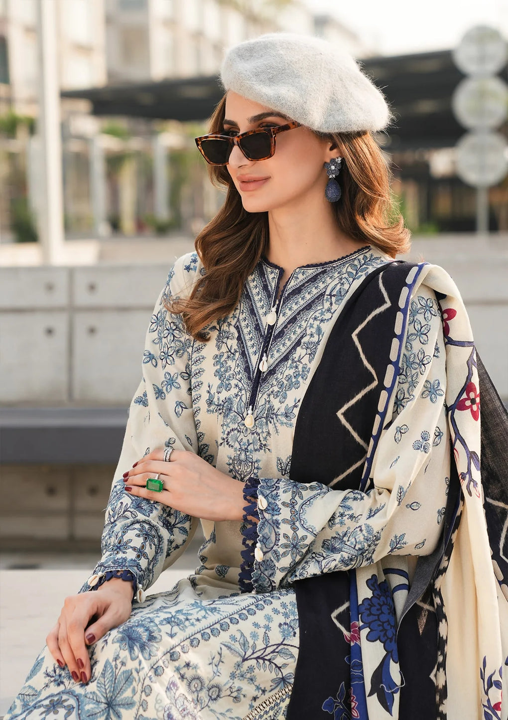Elaf Premium | Winter Pashmina Shawl Collection | EPW-5B Cherished Memories