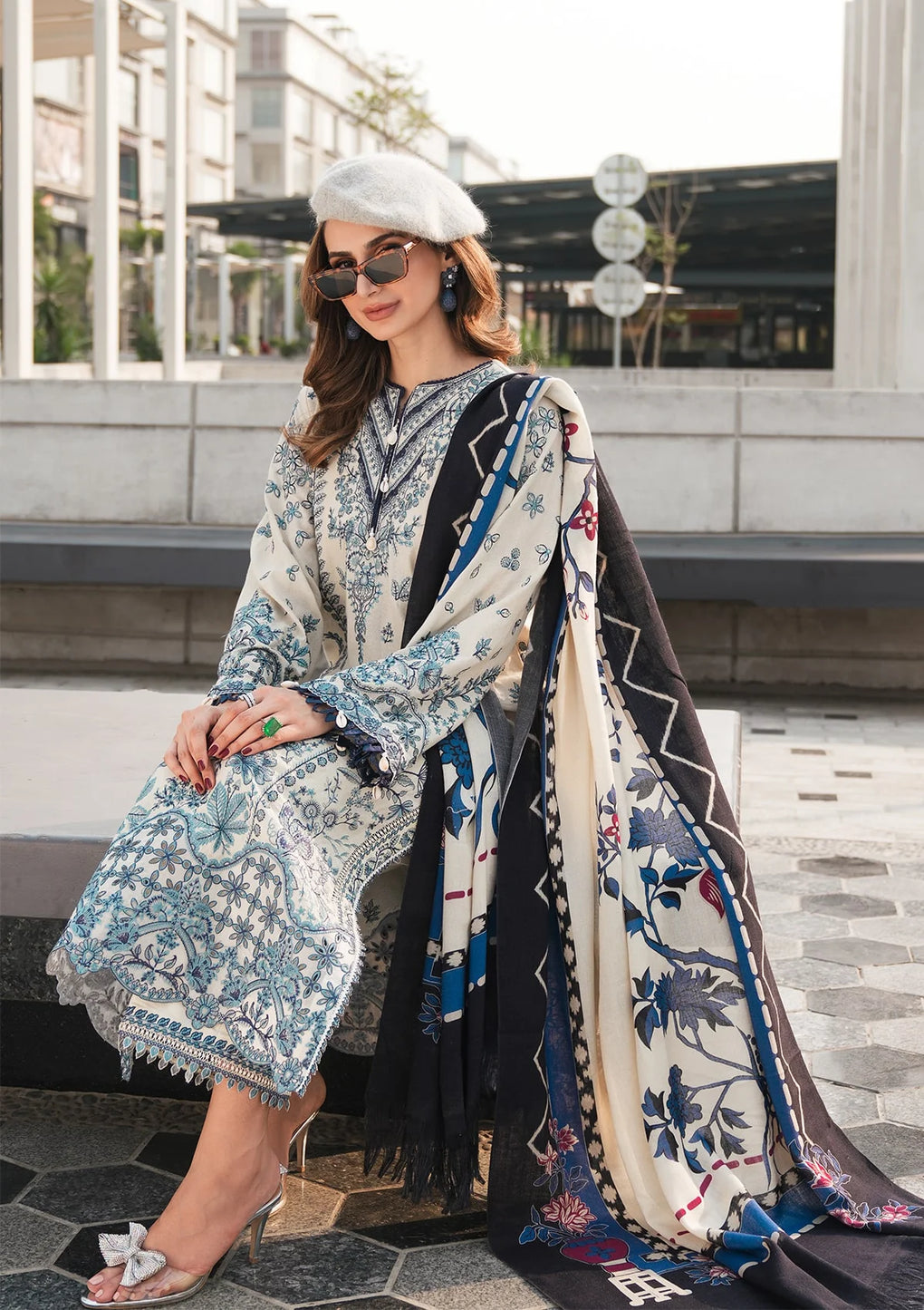 Elaf Premium | Winter Pashmina Shawl Collection | EPW-5B Cherished Memories