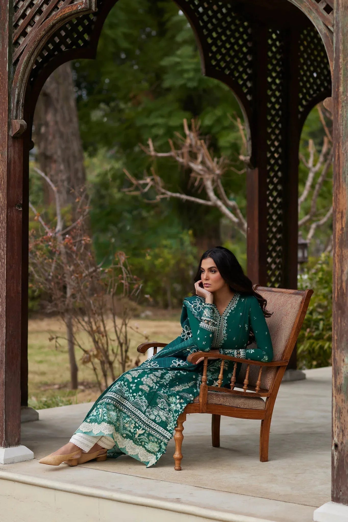 Elan | Lawn24 | NEDINE (EL24-02 A) - Rang-e-Khaas