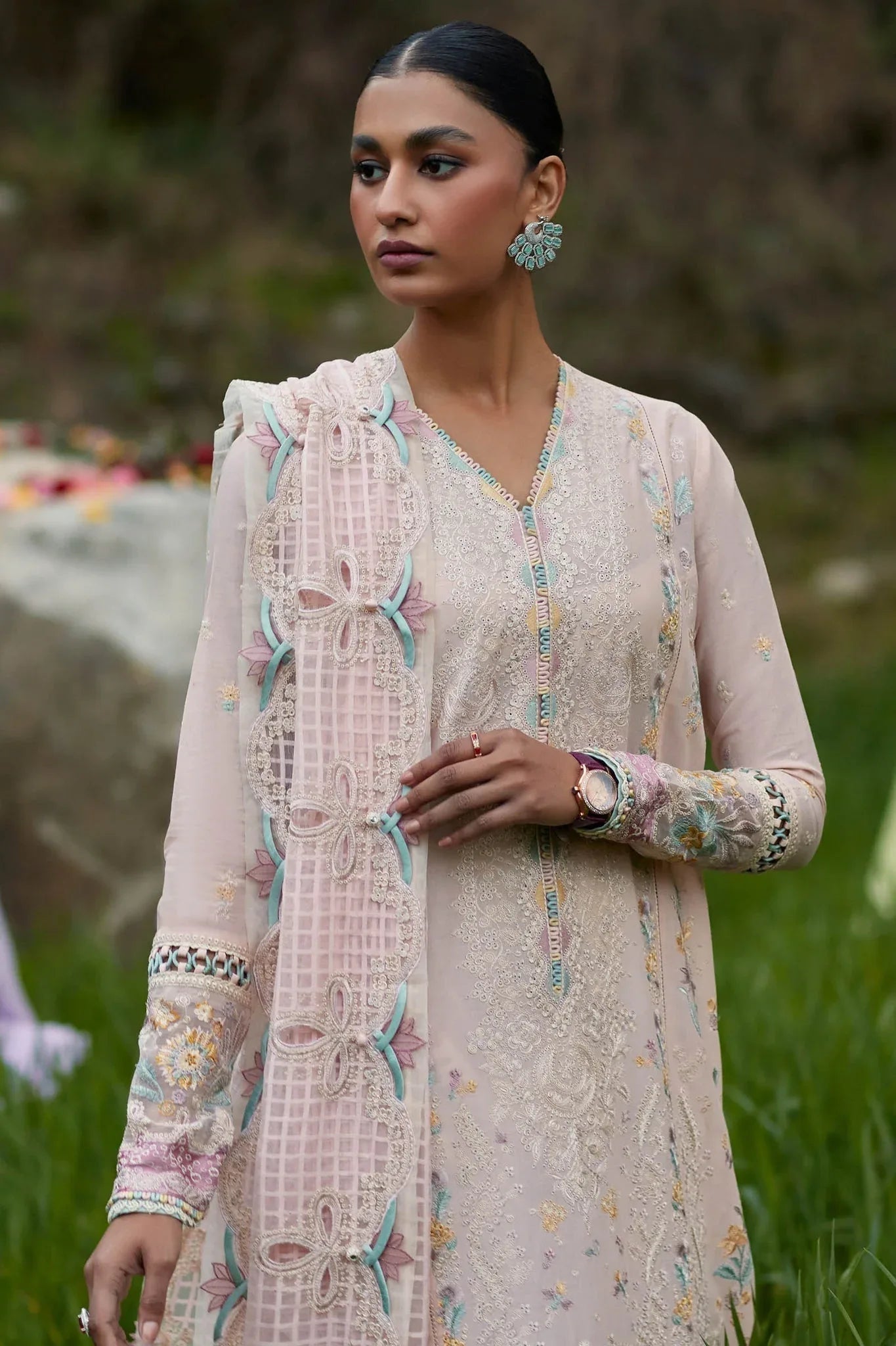 Elan | Lawn24 | NEZIHA (EL24-05 B) - Rang-e-Khaas