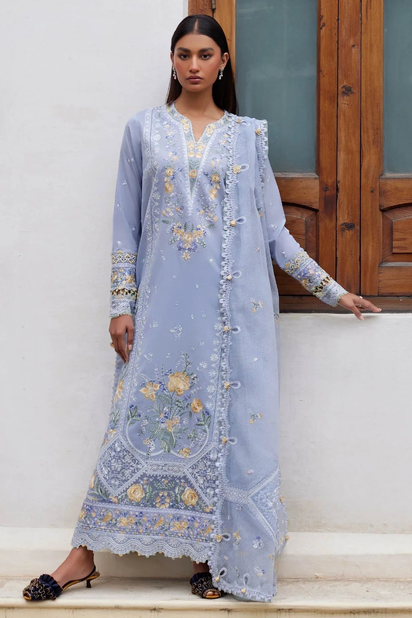 Elan | Lawn24 | MINA (EL24-01 A) - Rang-e-Khaas