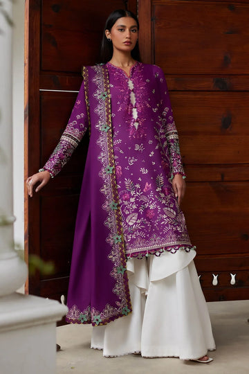 Elan | Lawn24 |QISTINA (EL24-03 A) - Rang-e-Khaas