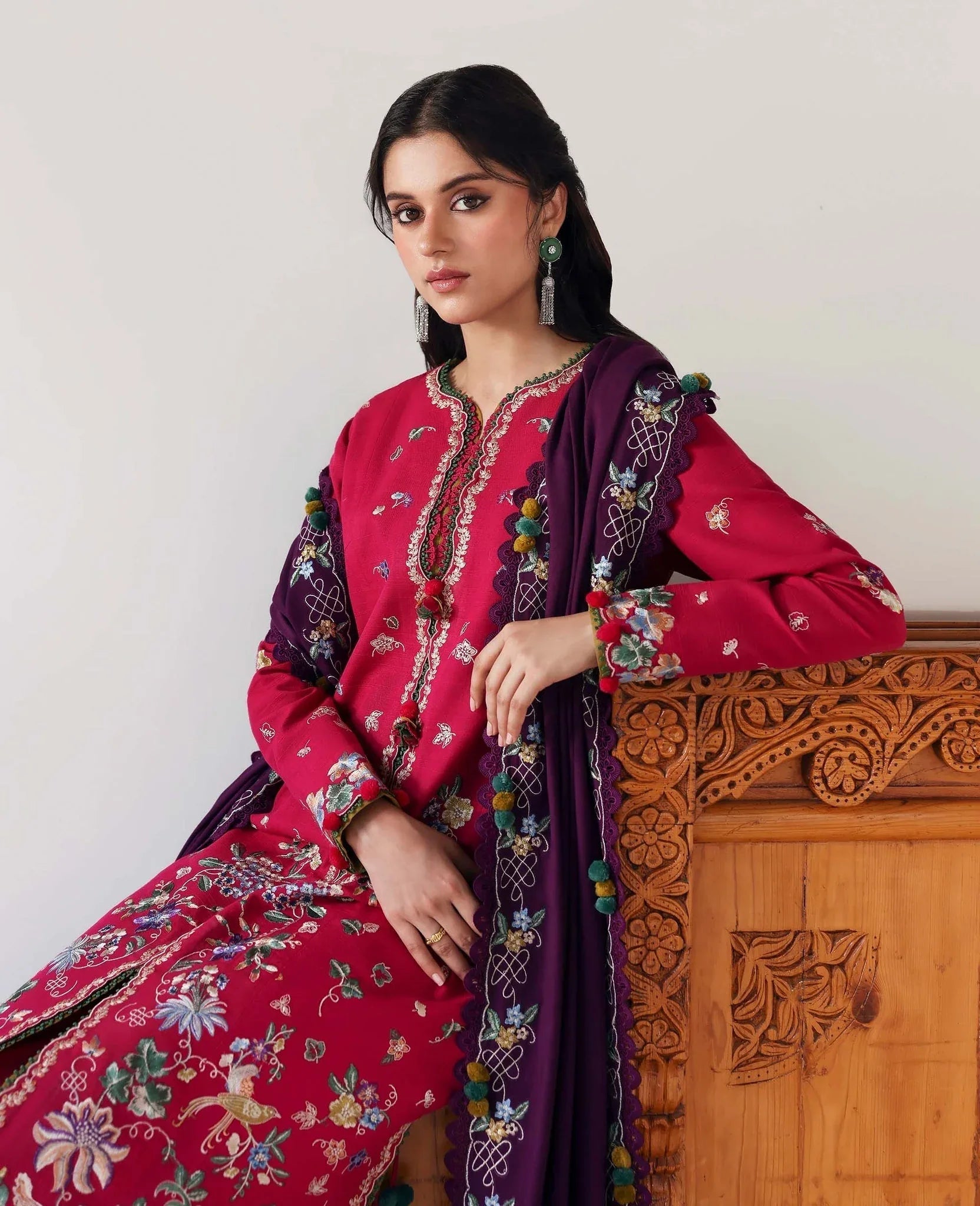 Republic Womenswear | Amaris Luxury Shawl 25 | Elaria - Rang-e-Khaas