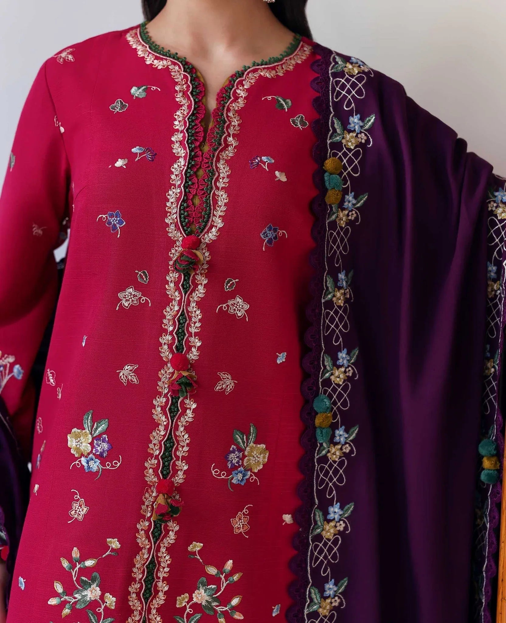 Republic Womenswear | Amaris Luxury Shawl 25 | Elaria - Rang-e-Khaas