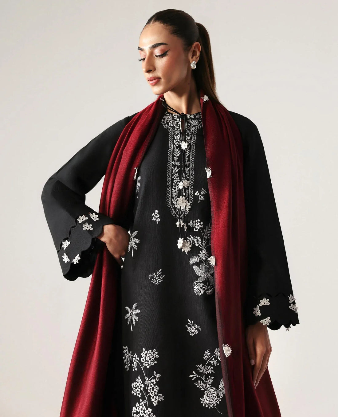 Republic Womenswear | Basics Winter 25 | Elise - Rang-e-Khaas