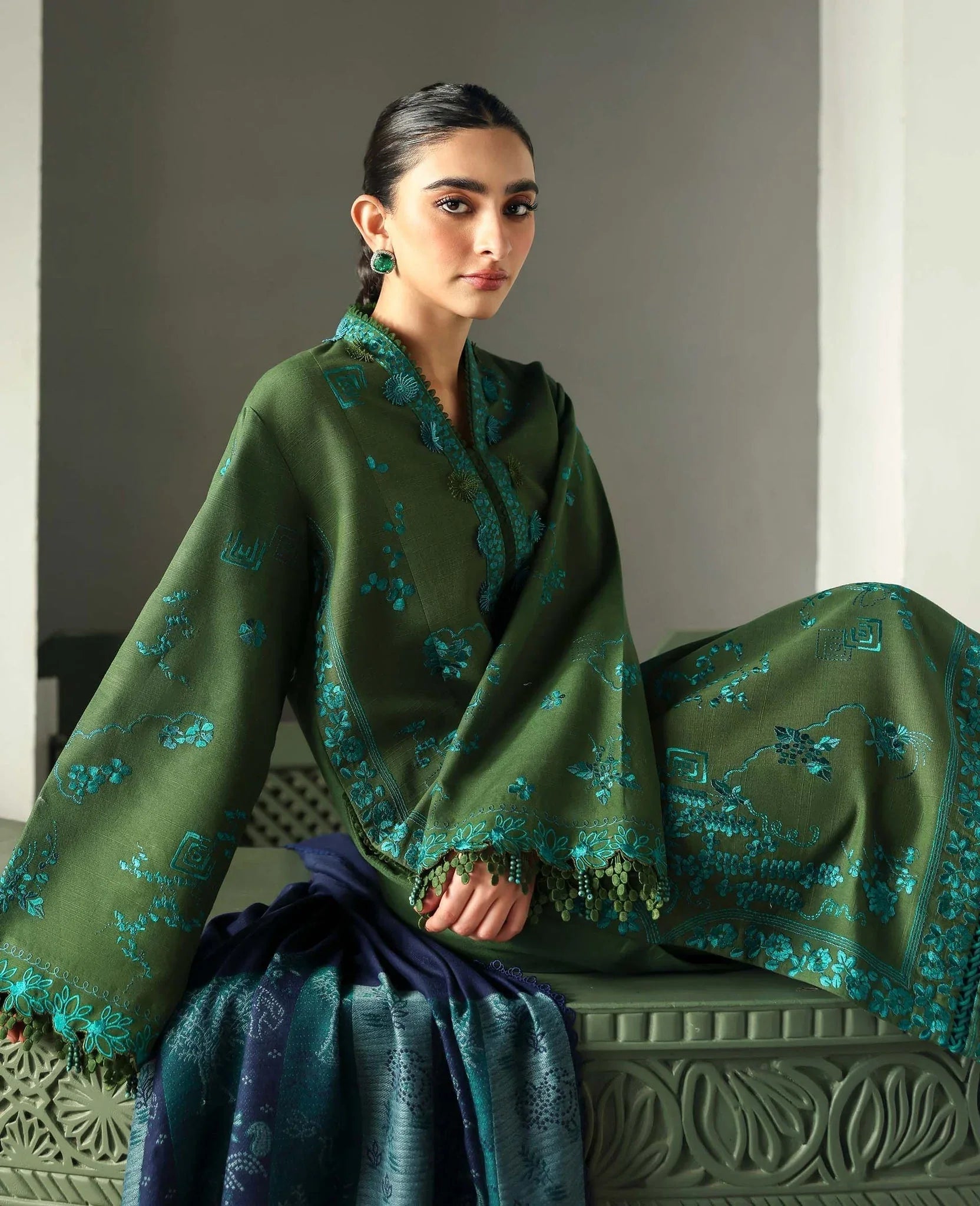 Republic Womenswear | Amaris Luxury Shawl 25 | Elysia - Rang-e-Khaas