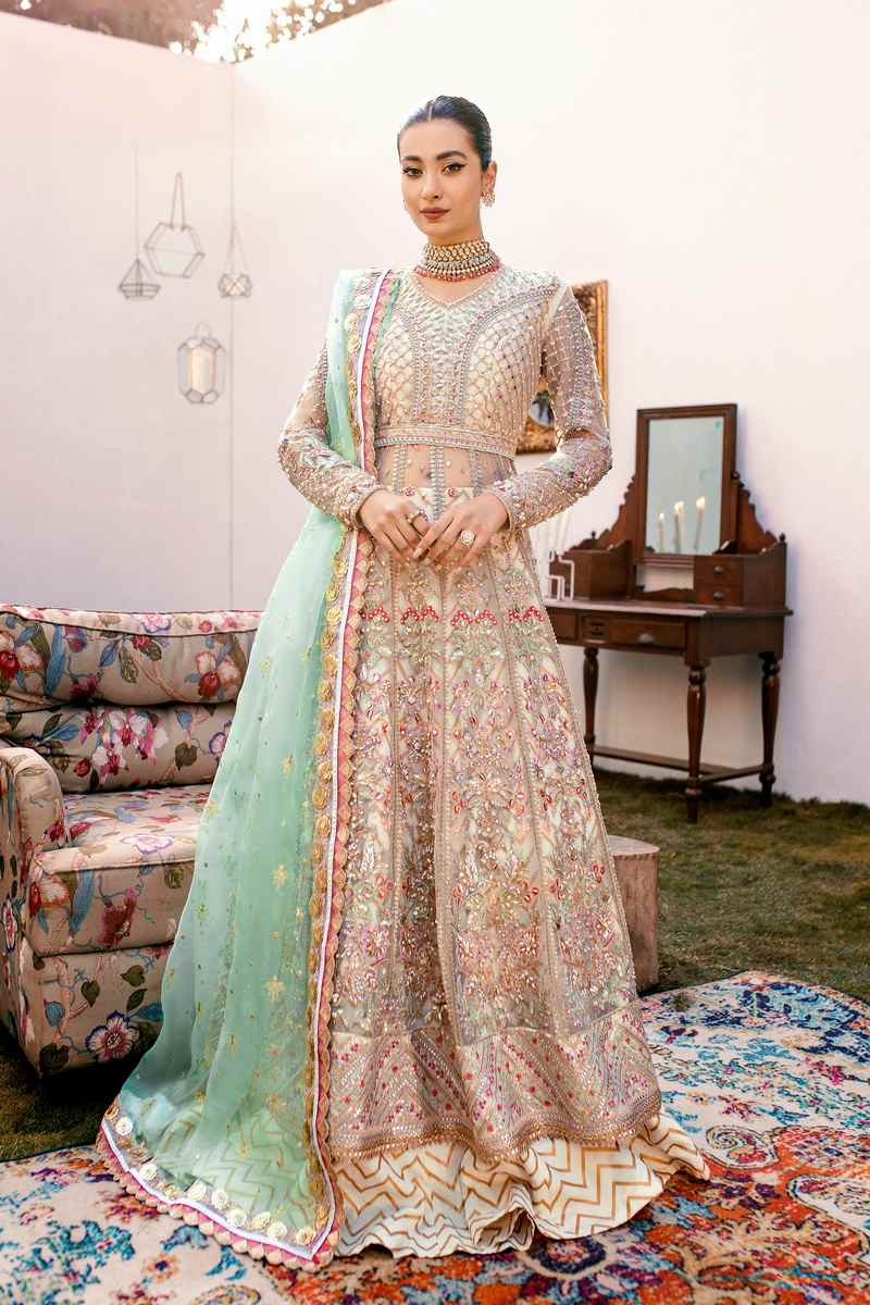 Ezra | Wedding Collection | Sage - Rang-e-Khaas