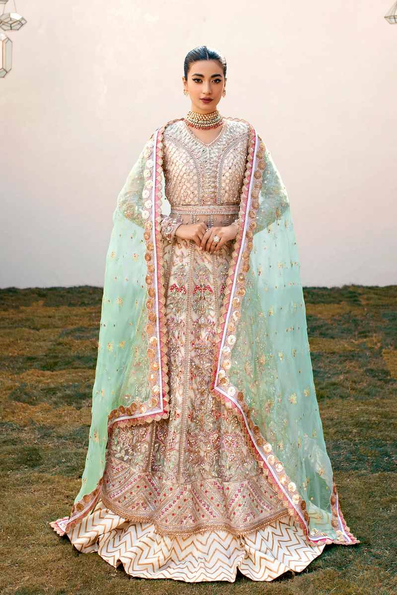 Ezra | Wedding Collection | Sage - Rang-e-Khaas