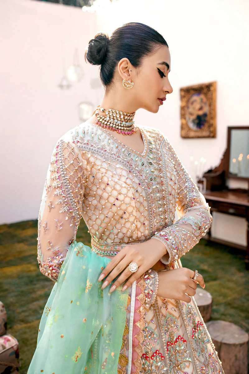 Ezra | Wedding Collection | Sage - Rang-e-Khaas